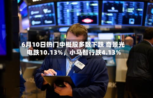 6月10日热门中概股多数下跌 奇景光电跌10.13%，小马智行跌4.13%-第2张图片