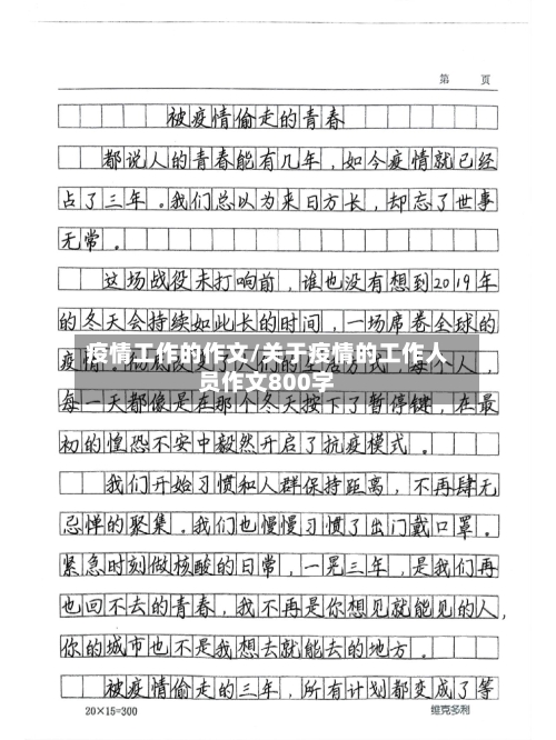 疫情工作的作文/关于疫情的工作人员作文800字-第3张图片