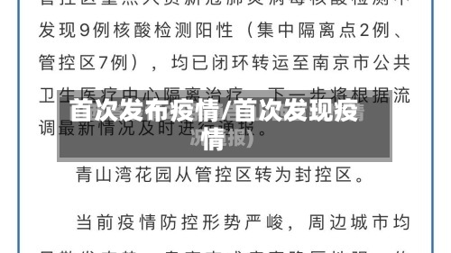 首次发布疫情/首次发现疫情