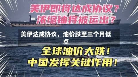 美伊达成协议，油价跌至三个月低点-第2张图片