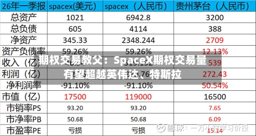 期权交易教父：SpaceX期权交易量有望超越英伟达、特斯拉
