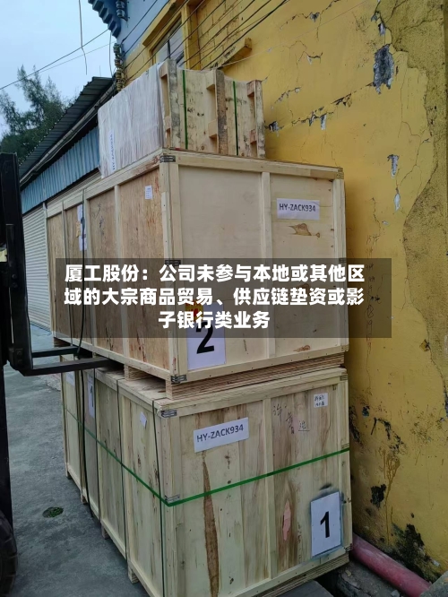 厦工股份：公司未参与本地或其他区域的大宗商品贸易、供应链垫资或影子银行类业务-第3张图片