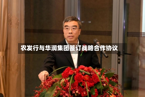 农发行与华润集团签订战略合作协议