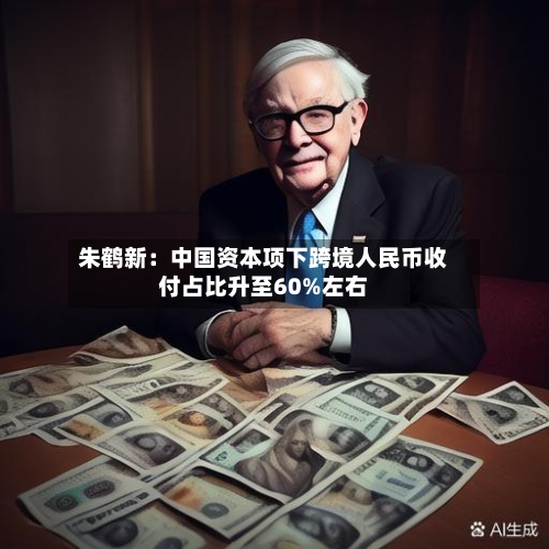 朱鹤新：中国资本项下跨境人民币收付占比升至60%左右