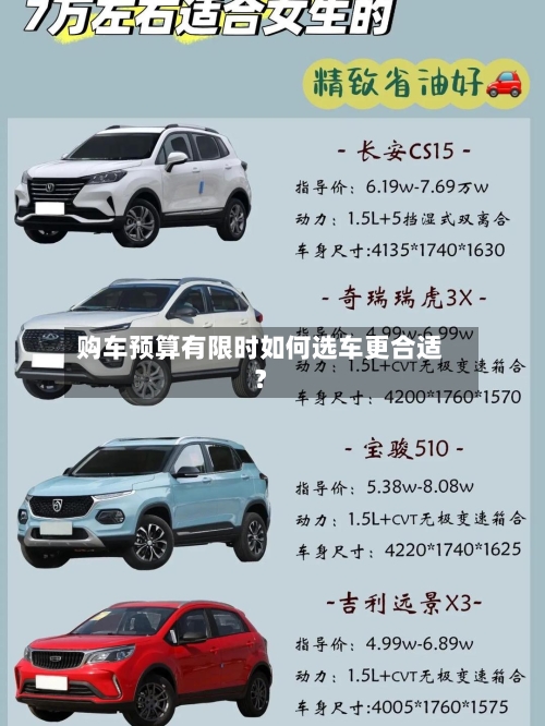 购车预算有限时如何选车更合适？