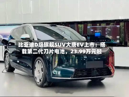 比亚迪D级旗舰SUV大唐EV上市：搭载第二代刀片电池，23.99万元起-第3张图片