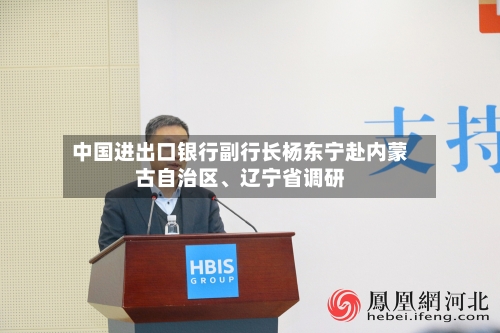 中国进出口银行副行长杨东宁赴内蒙古自治区、辽宁省调研