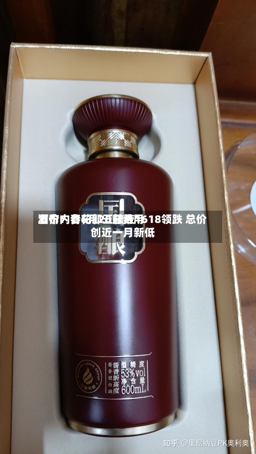酒价内参6月20日费用发布：青花郎五粮液1618领跌 总价创近一月新低