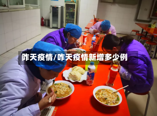 阼天疫情/咋天疫情新增多少例-第2张图片