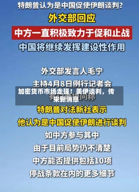 加密货币市场走强！美伊谈判，传来新消息-第3张图片