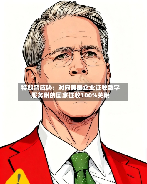 特朗普威胁：对向美国企业征收数字服务税的国家征收100%关税