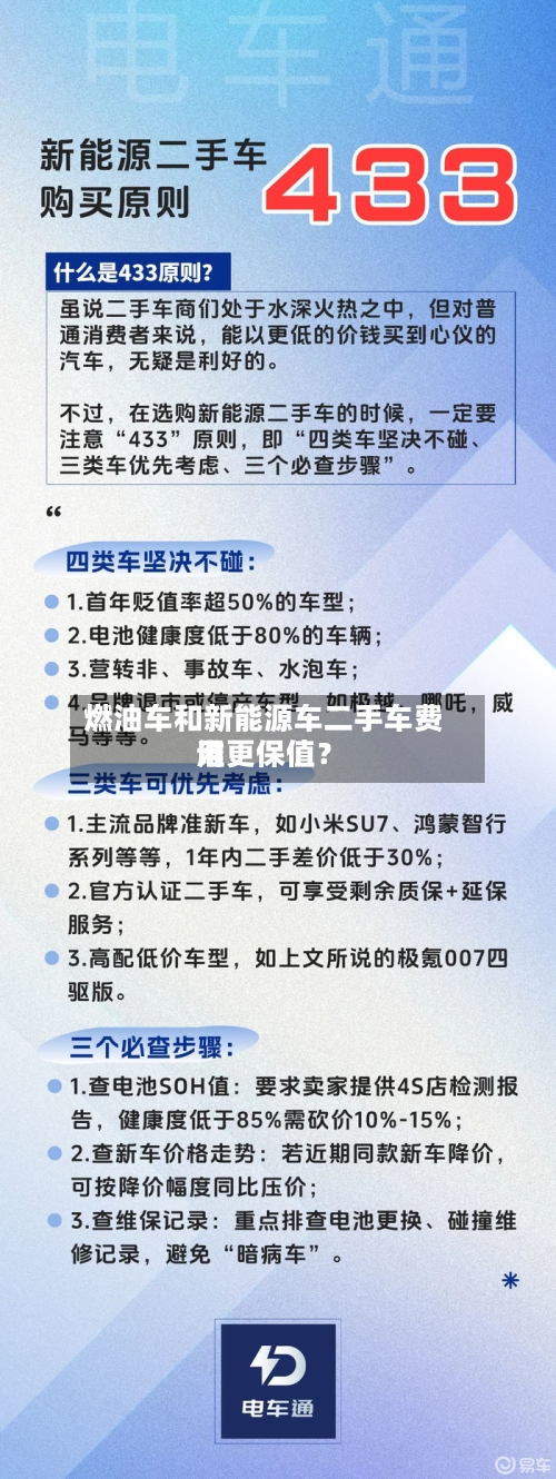 燃油车和新能源车二手车费用谁更保值？-第2张图片