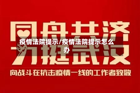 疫情法院提示/疫情法院提示怎么办-第2张图片