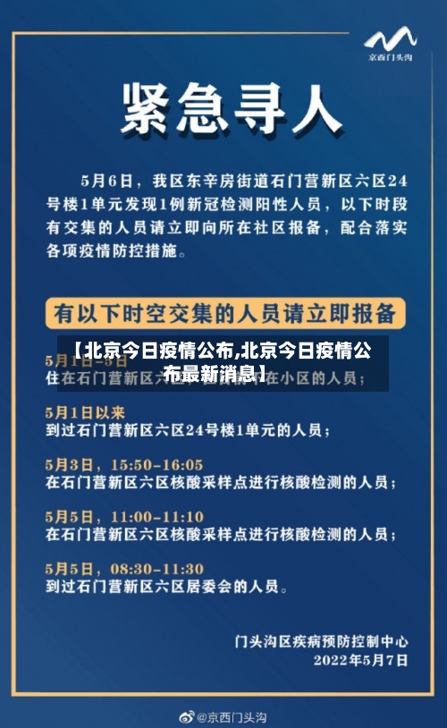 【北京今日疫情公布,北京今日疫情公布最新消息】-第2张图片