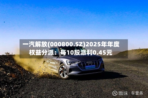 一汽解放(000800.SZ)2025年年度权益分派:每10股派利0.45元-第2张图片