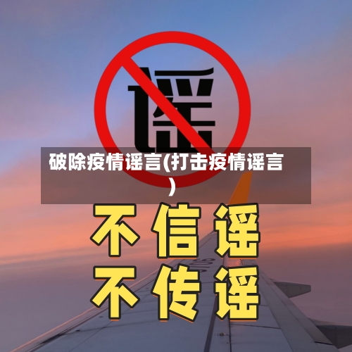 破除疫情谣言(打击疫情谣言)