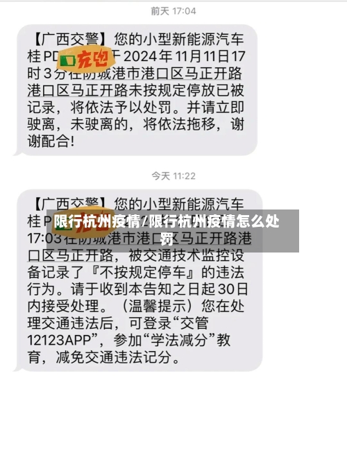 限行杭州疫情/限行杭州疫情怎么处罚