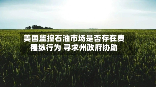 美国监控石油市场是否存在费用操纵行为 寻求州政府协助-第2张图片