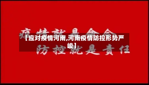 【应对疫情河南,河南疫情防控形势严峻】-第3张图片