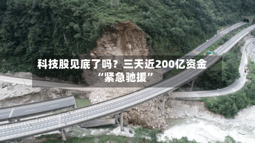 科技股见底了吗？三天近200亿资金“紧急驰援”-第2张图片