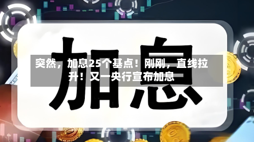 突然	，加息25个基点！刚刚，直线拉升！又一央行宣布加息-第3张图片