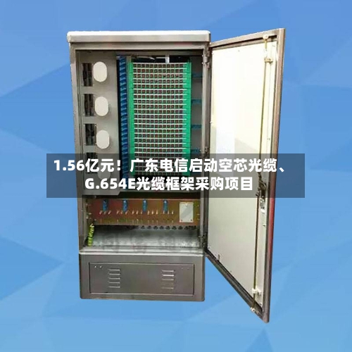 1.56亿元！广东电信启动空芯光缆、G.654E光缆框架采购项目-第3张图片