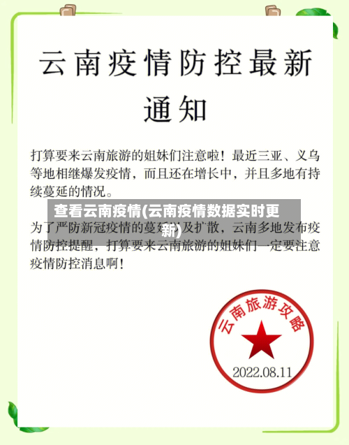 查看云南疫情(云南疫情数据实时更新)-第2张图片