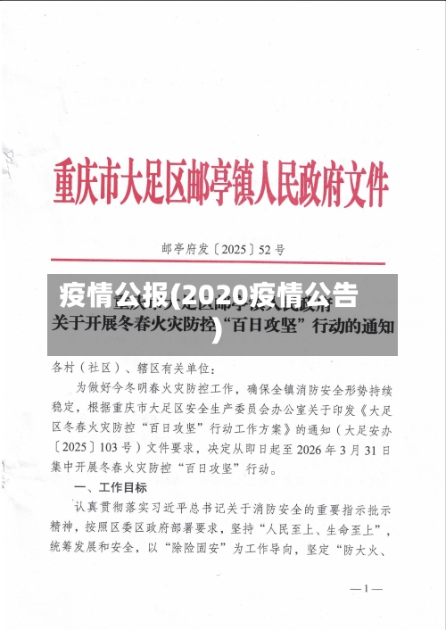疫情公报(2020疫情公告)-第2张图片
