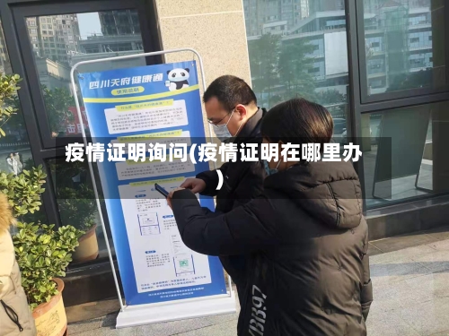 疫情证明询问(疫情证明在哪里办)-第2张图片