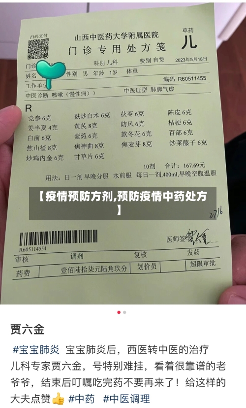【疫情预防方剂,预防疫情中药处方】-第2张图片
