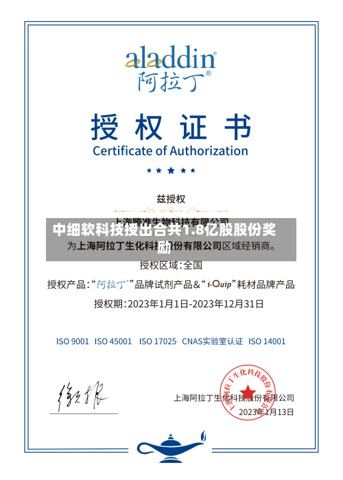 中细软科技授出合共1.8亿股股份奖励-第2张图片