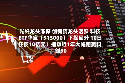 光纤龙头涨停 创新药龙头活跃 科技ETF华宝(515000)下探回升 10日狂揽10亿元!指数近1年大幅跑赢科创50-第3张图片