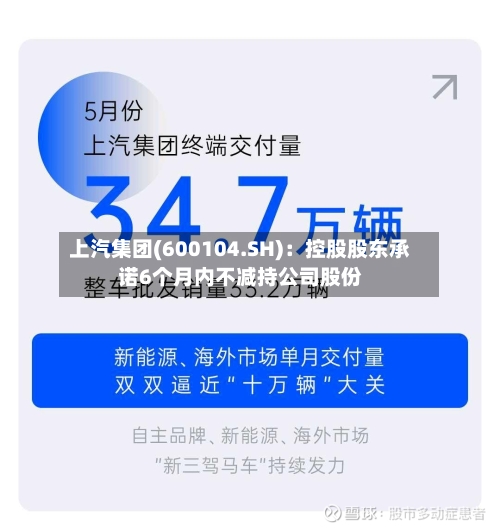 上汽集团(600104.SH)：控股股东承诺6个月内不减持公司股份-第2张图片