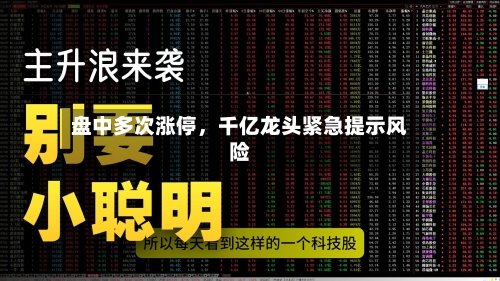 盘中多次涨停	，千亿龙头紧急提示风险-第3张图片