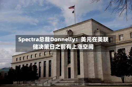 Spectra总裁Donnelly：美元在美联储决策日之前有上涨空间-第2张图片