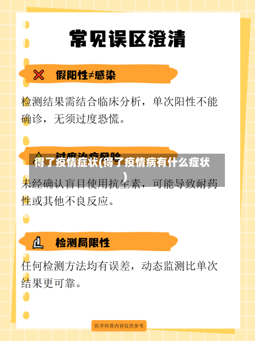 得了疫情症状(得了疫情病有什么症状)