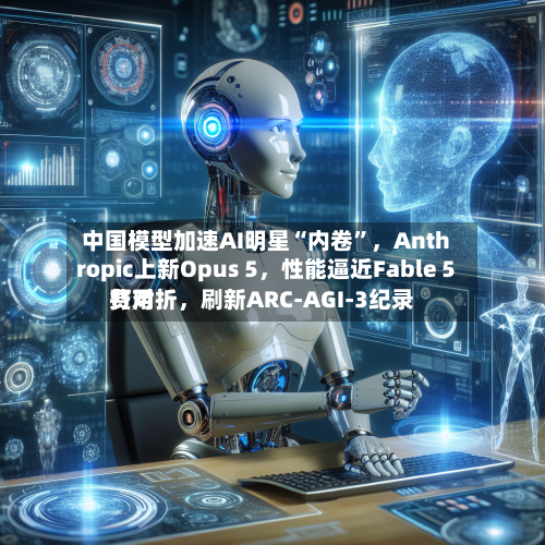 中国模型加速AI明星“内卷	”，Anthropic上新Opus 5，性能逼近Fable 5费用打对折	，刷新ARC-AGI-3纪录-第2张图片