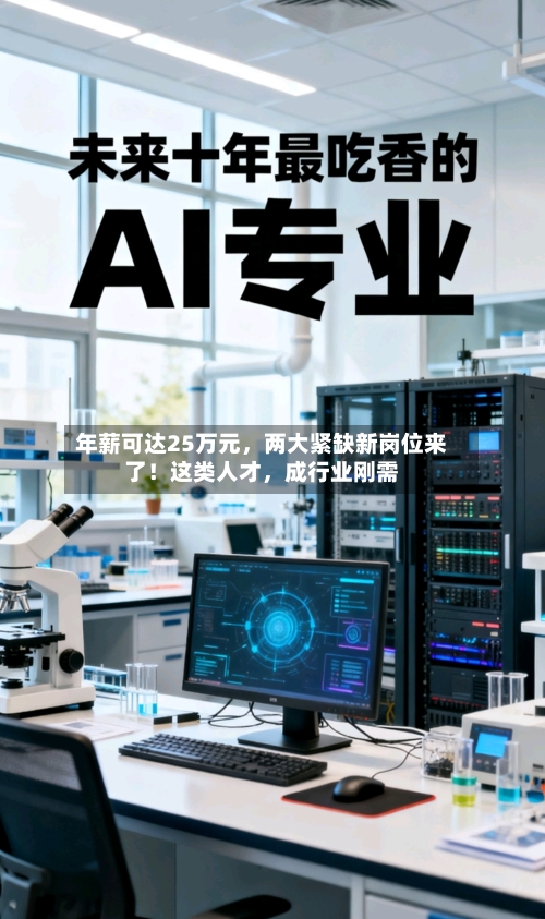 年薪可达25万元，两大紧缺新岗位来了！这类人才	，成行业刚需-第3张图片