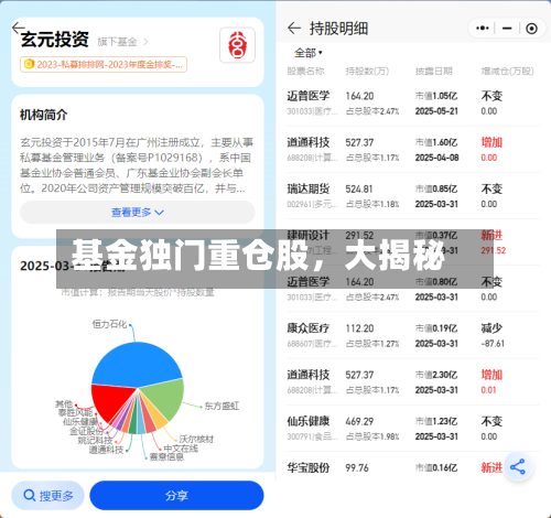 基金独门重仓股，大揭秘-第2张图片