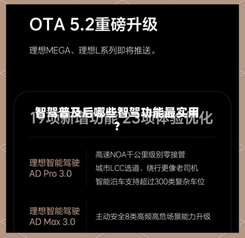 智驾普及后哪些智驾功能最实用?-第2张图片