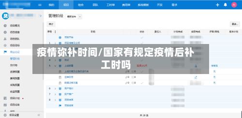 疫情弥补时间/国家有规定疫情后补工时吗-第3张图片