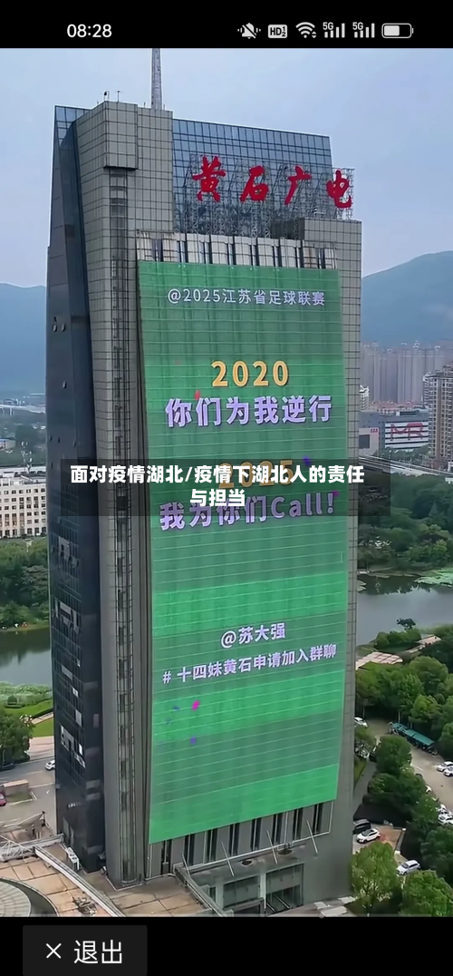面对疫情湖北/疫情下湖北人的责任与担当