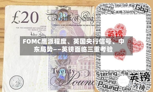 FOMC鹰派程度、英国央行信号、中东局势——英镑面临三重考验