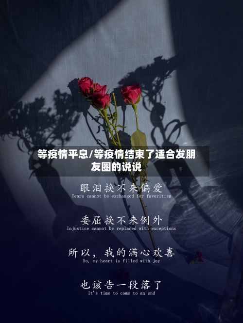 等疫情平息/等疫情结束了适合发朋友圈的说说-第3张图片