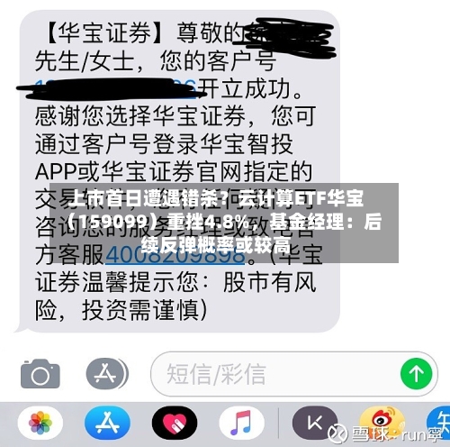 上市首日遭遇错杀？云计算ETF华宝（159099）重挫4.8%，基金经理：后续反弹概率或较高-第2张图片