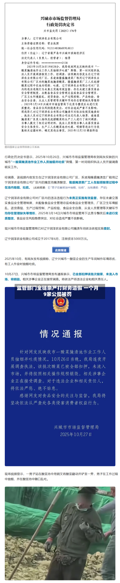 监管部门全链条严打财务造假 一个月9家公司被罚-第2张图片