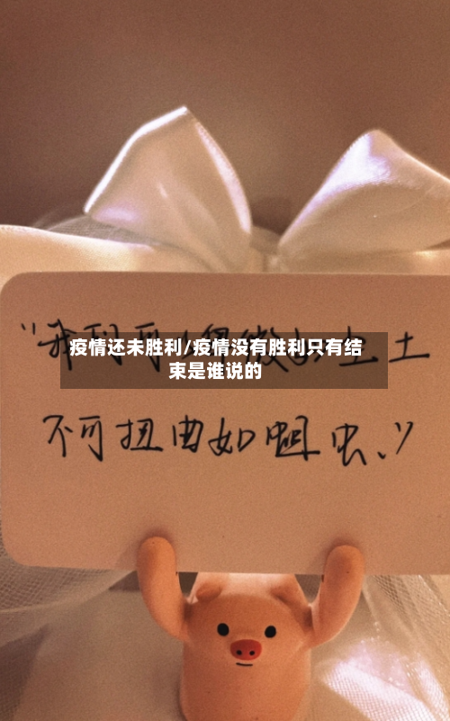 疫情还未胜利/疫情没有胜利只有结束是谁说的