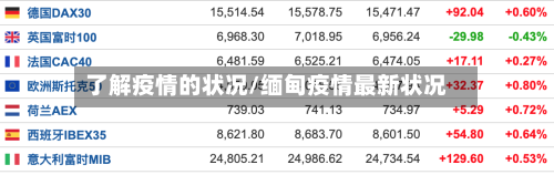 了解疫情的状况/缅甸疫情最新状况-第2张图片