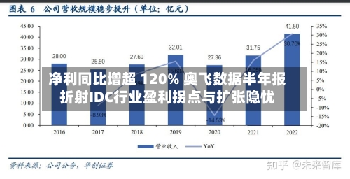 净利同比增超 120% 奥飞数据半年报折射IDC行业盈利拐点与扩张隐忧