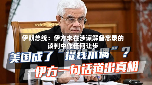 伊朗总统:伊方未在涉谅解备忘录的谈判中作任何让步-第2张图片
